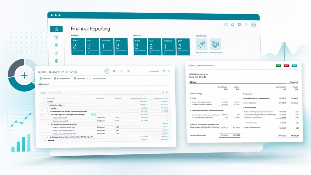 Finclair: Products - Financial Reporting