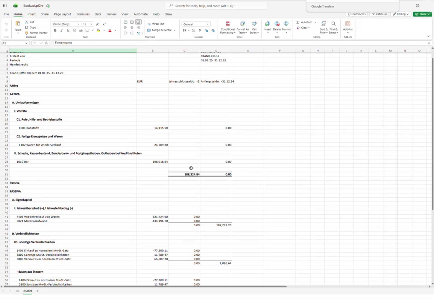Finclair: Products - Financial Reporting