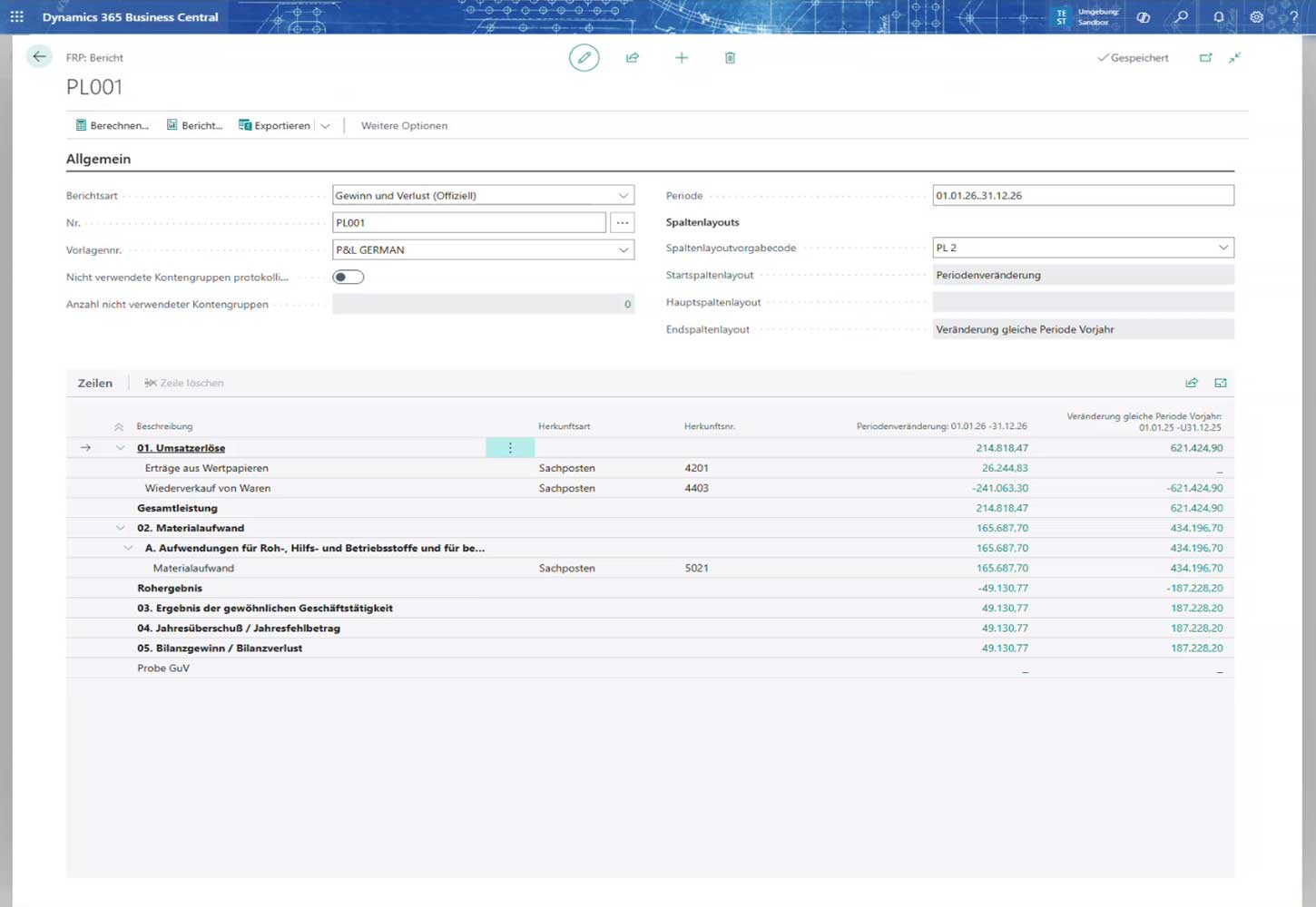 Finclair: Products - Financial Reporting