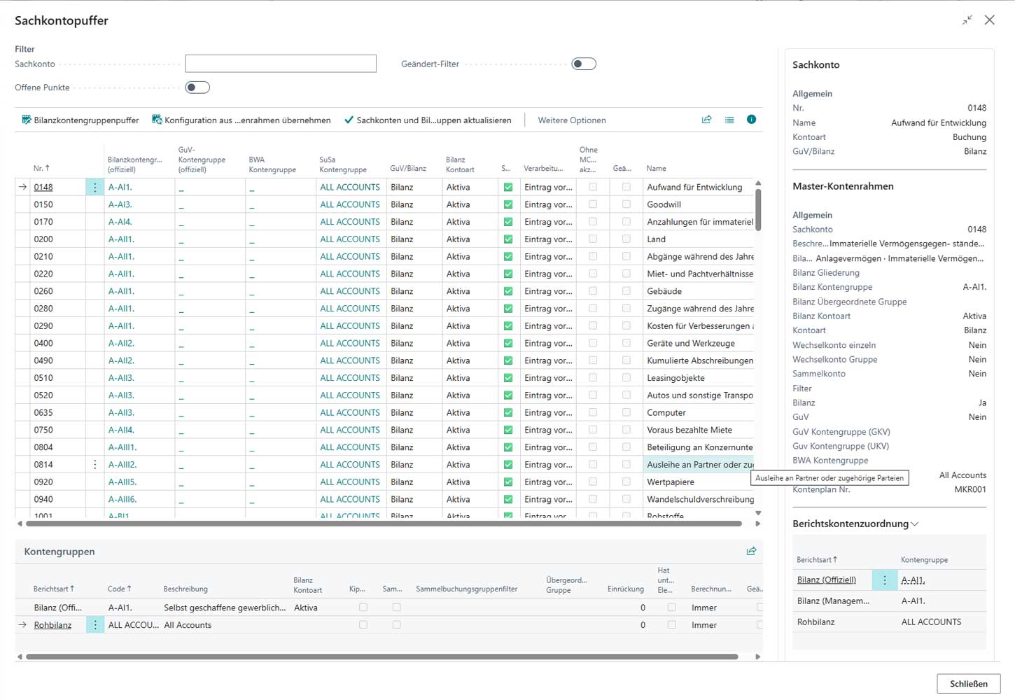 Finclair: Products - Financial Reporting
